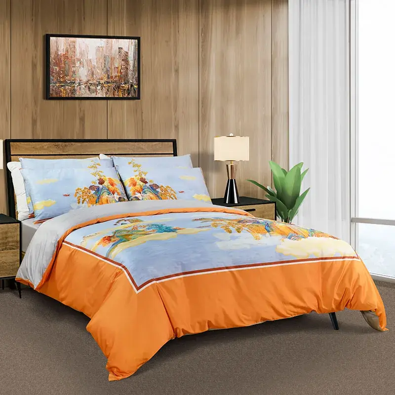 Hot Sale Blue Duvet Cover Design for Bed 5