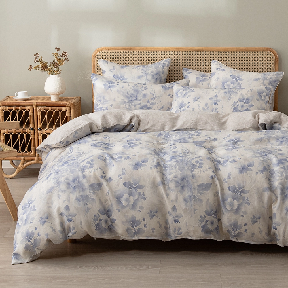 Duvet Cover Set Digital 3D Print Botanical Patterns Bed Sheets Set Bedding Quilt 1