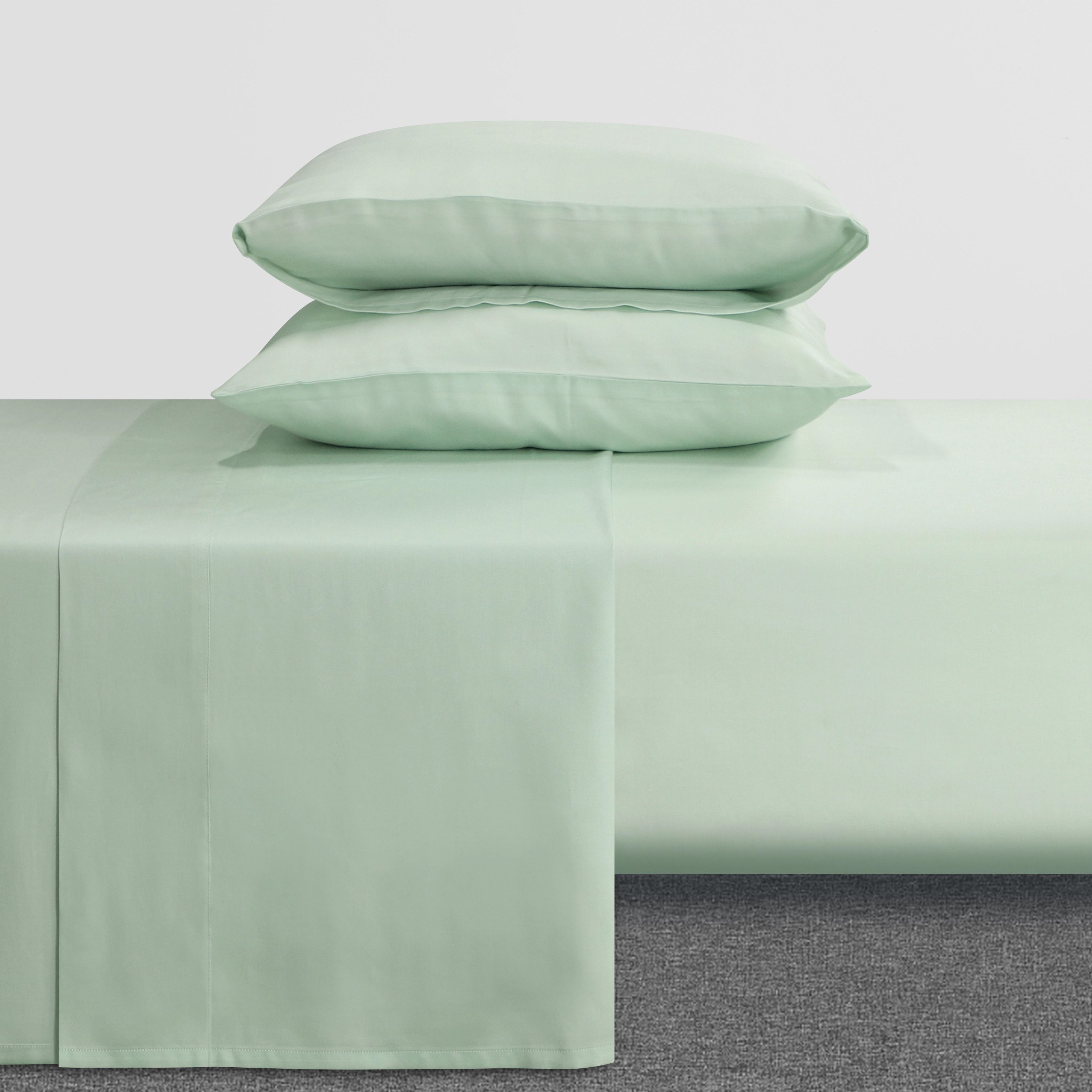 Bettwäsche-Set aus 100 % Tencel™ Lyocell, Naturgrün 1