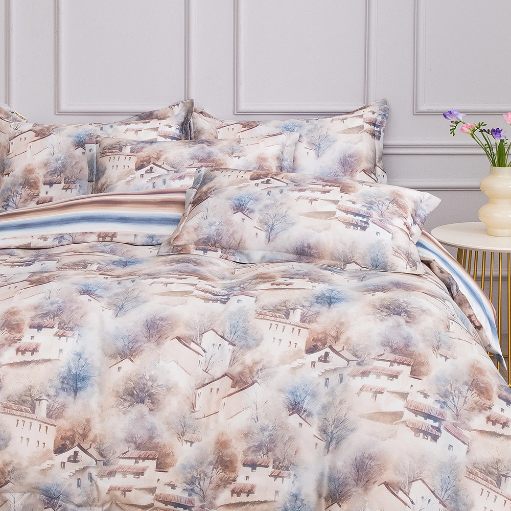 طقم غطاء لحاف مطبوع رقميًا، طقم ملاءات سرير ثلاثي الأبعاد جديد حسب الطلب، طقم غطاء لحاف من الليوسيل 1