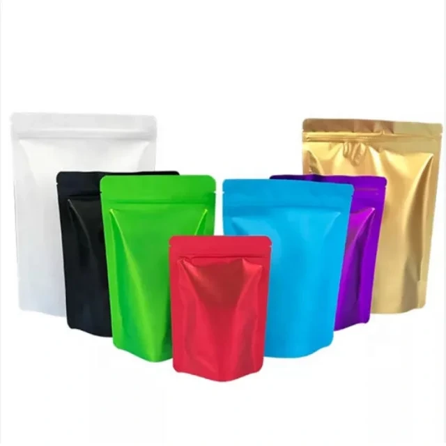 El papel de aluminio reciclable colorido de la impresión de Digitaces se levanta el bolso de empaquetado Ziplock Mylar de la bolsa de la prueba del olor 1