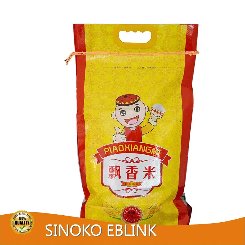 For Grains Packaging Transparent Pp Woven Bag by SINOKO 1