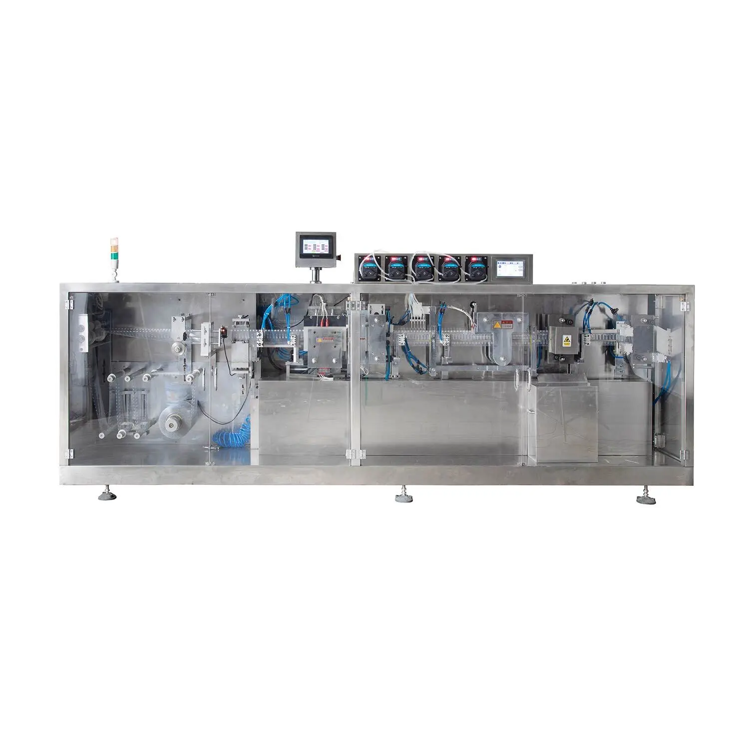 Vertical Roll Film Ampoule Forming Liquid Filling And Sealing Machine 1