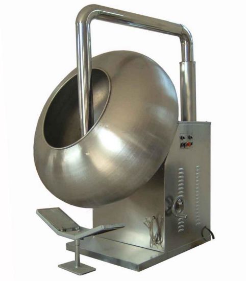 Machine d'enrobage de sucre by-1250 avec système de chauffage intérieur et extérieur 1