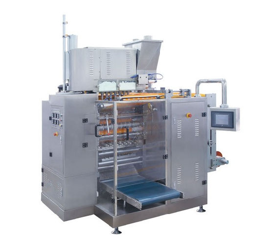 Máquina empacadora multilínea con sellado de polvo en los cuatro lados & 2