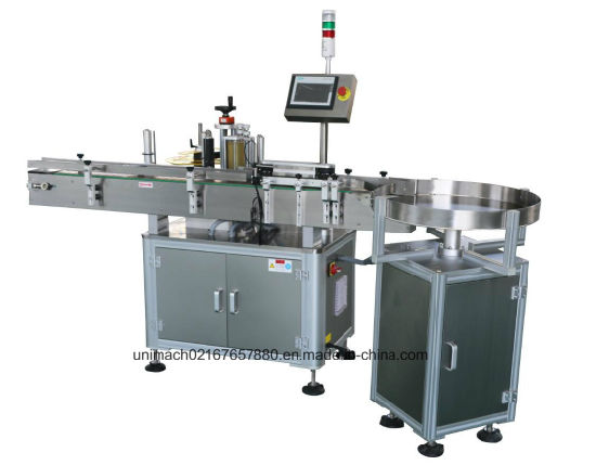 Máquina etiquetadora automática de botellas redondas 4