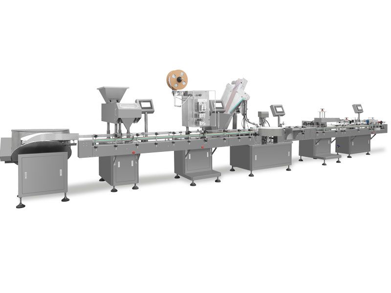 Línea de conteo Línea de máquina embotelladora de conteo automático completo de botellas 1