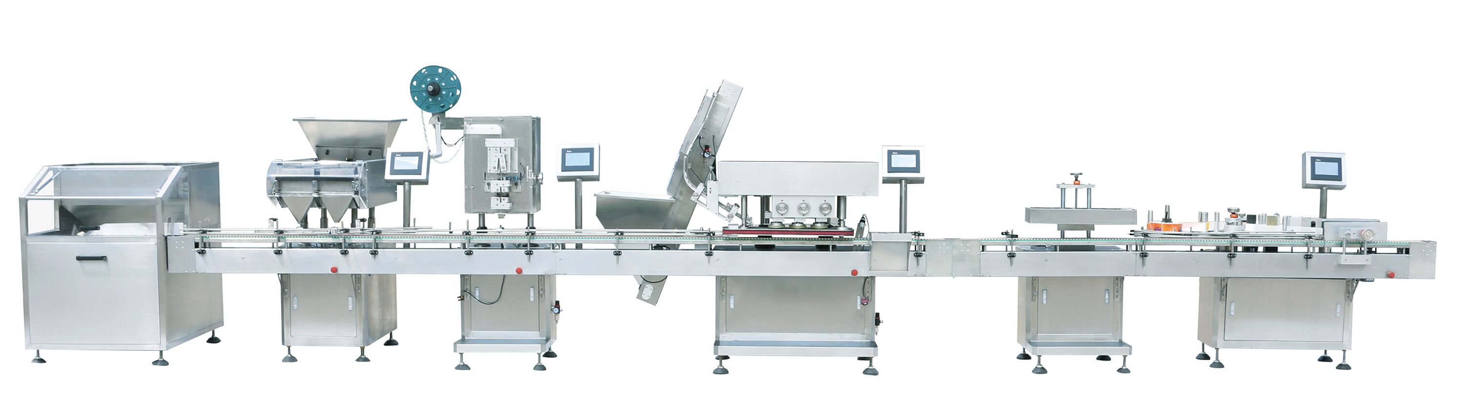Línea de conteo Línea de máquina embotelladora de conteo automático completo de botellas 2