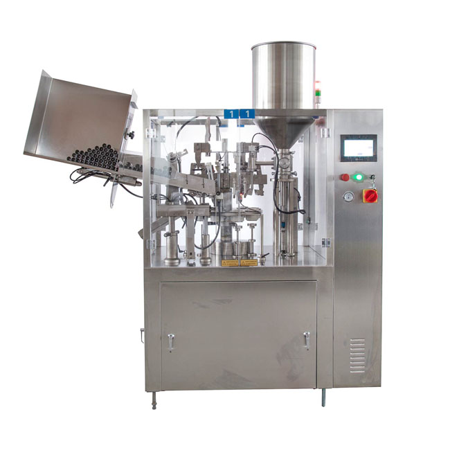 Máquina de llenado y sellado de tubos de aluminio 4