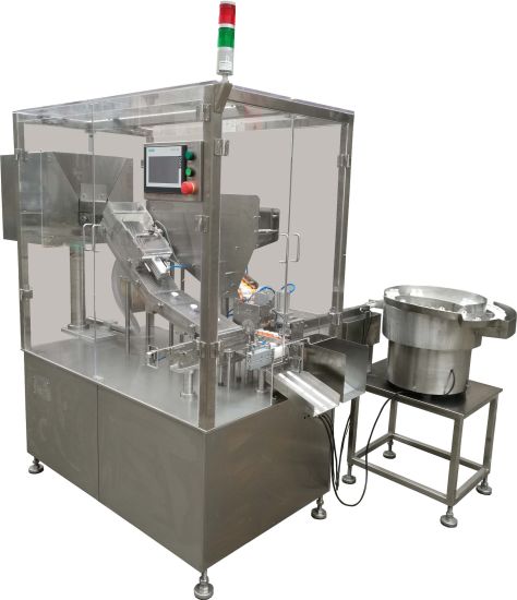 Llenador de tubos para tabletas de vitamina C 1