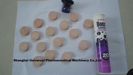 Llenador de tubos para tabletas de vitamina C 4