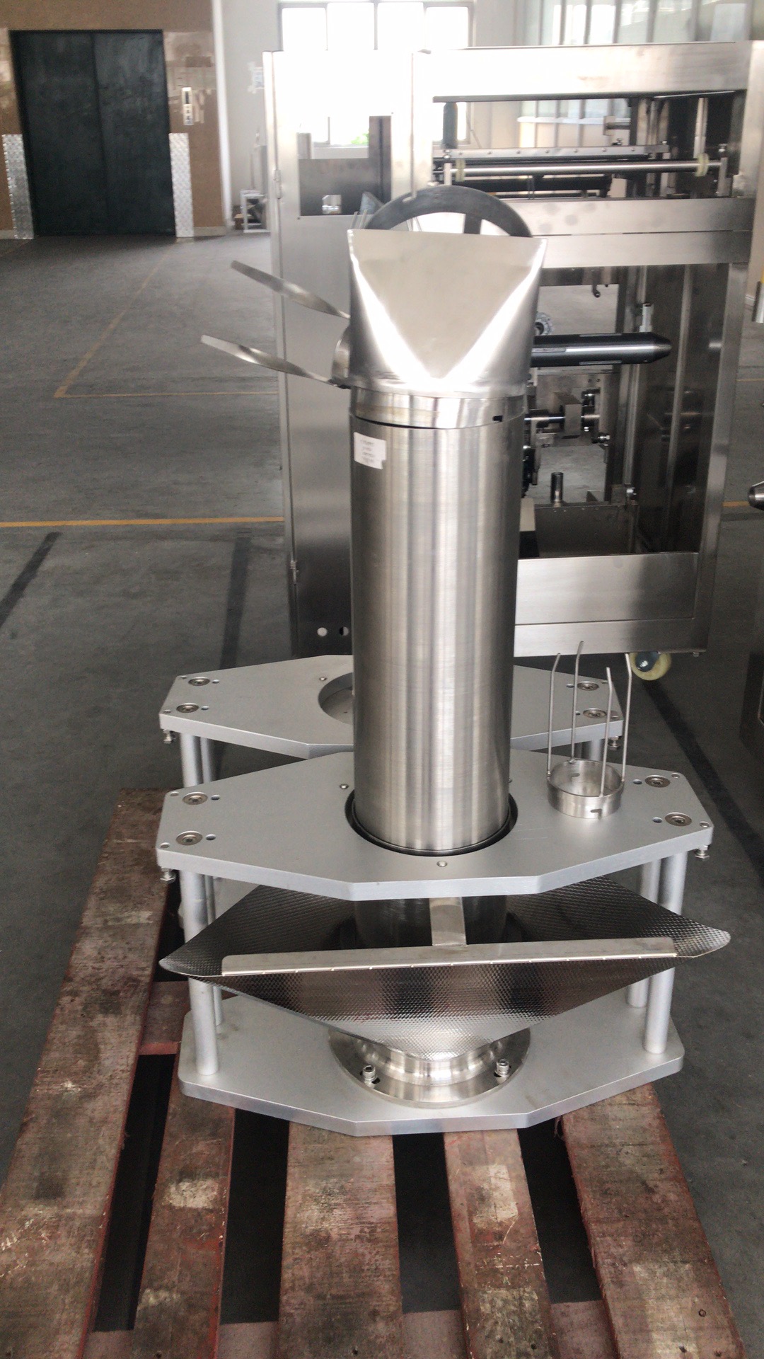 Máquina empacadora multilínea con sellado de polvo en los cuatro lados & 8