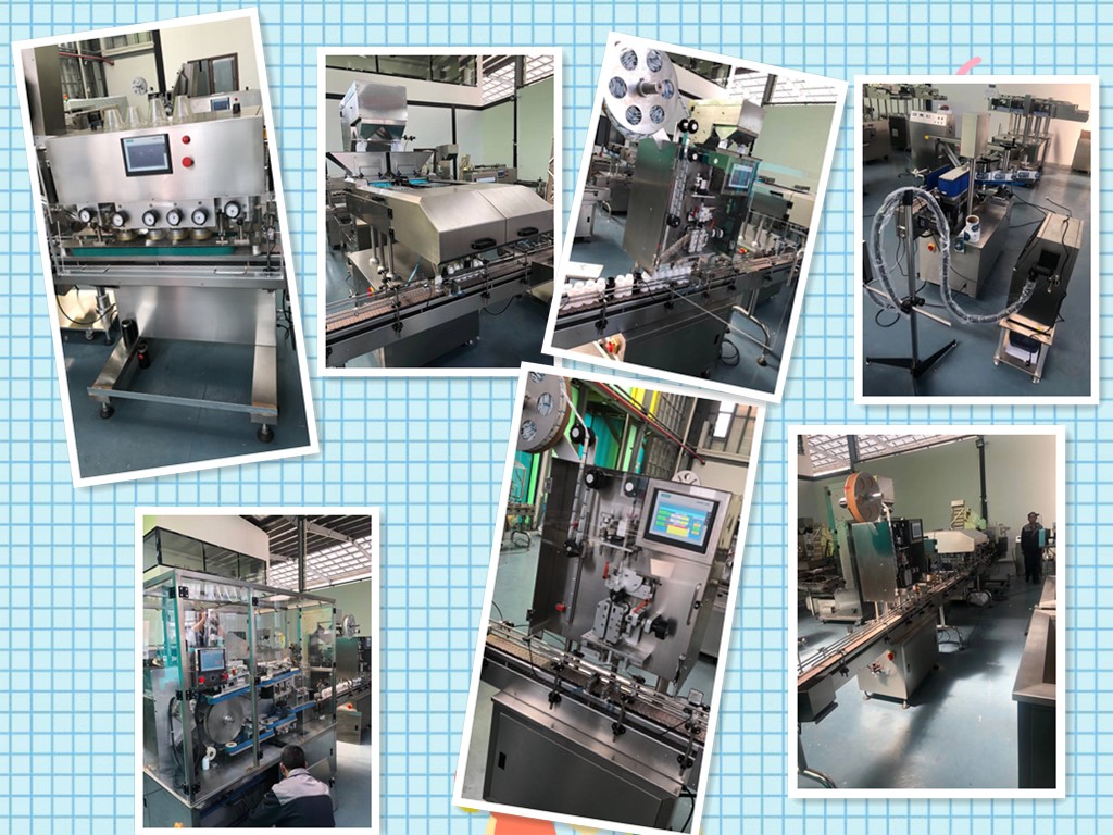 Línea de conteo Línea de máquina embotelladora de conteo automático completo de botellas 4