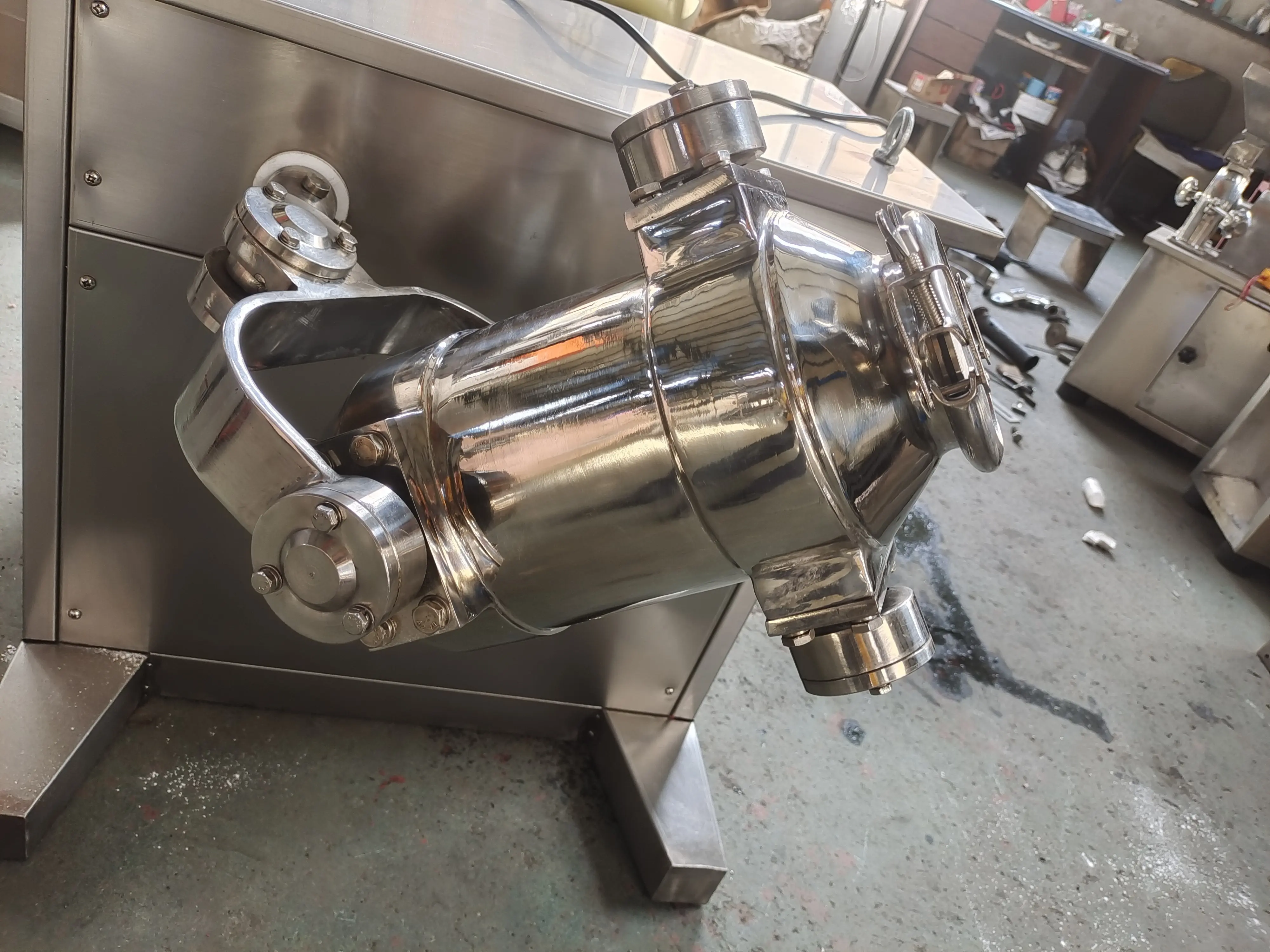 OEM Blister Tablet Packing Machine SUPM 3D Mixer 7
