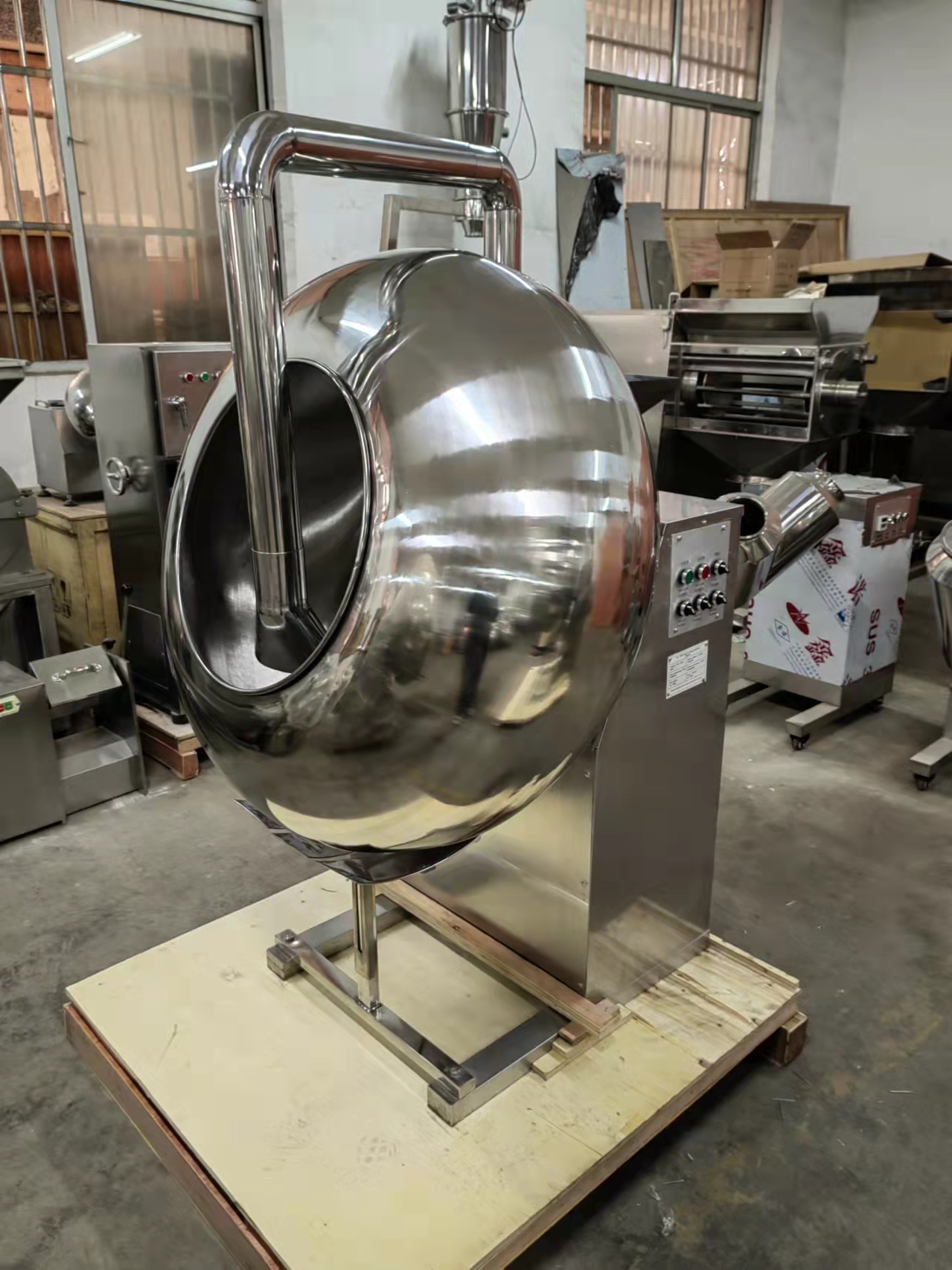 by Series Sugar Coating Machine (pharma tablet, candy, chocolate)