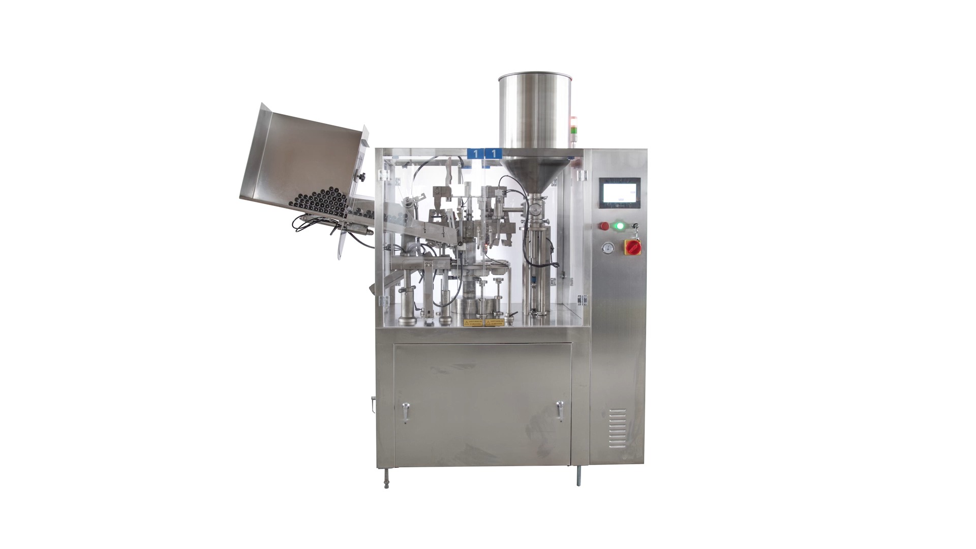 Máquina de llenado y sellado de tubos de aluminio 1