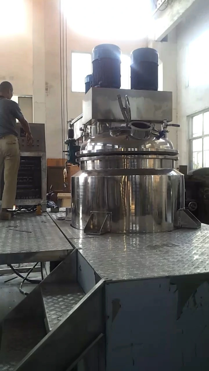 1000L/13000L/2000L Vacuum Emulsifier Mixer (hydraulic lifting) 1
