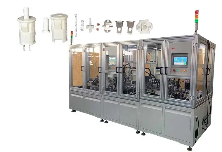 Elektrische Schaltersteckdose, die Montagefertigungsmaschine herstellt 1