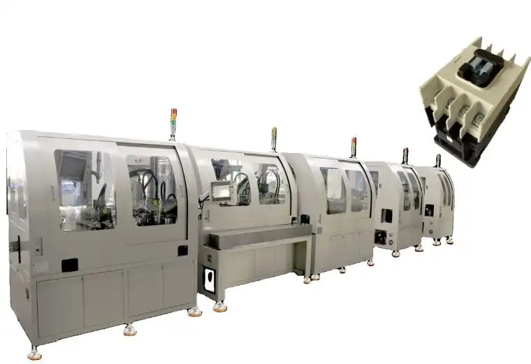 Equipos de automatización para la línea de producción de máquinas de ensamblaje de contactores de CA 1