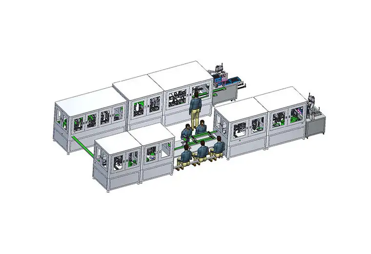 Uni-polar Multi-polar Circuit Breaker Automatic Assembly Machine 1