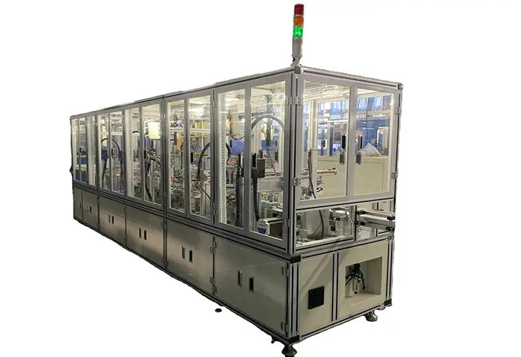 High Volume Automation Equipment for European Guide Rail Type Socket Assembly 1