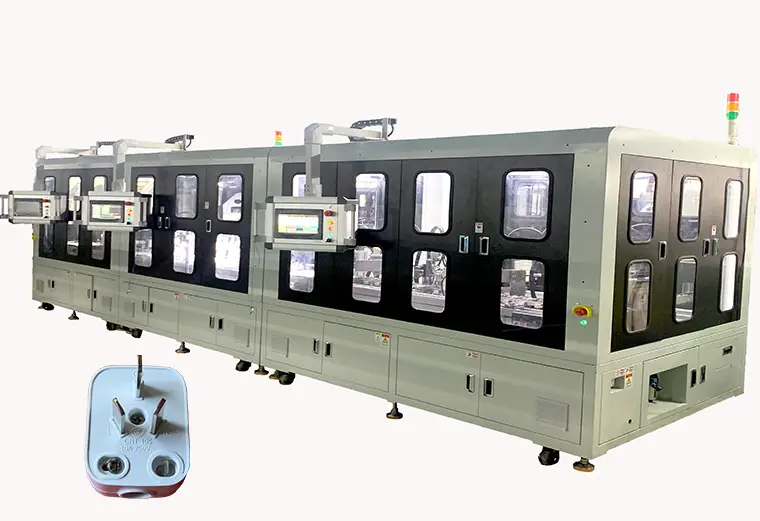 Customized 16A Three Pin Plug Automatic Assembly Machine Production Line 1