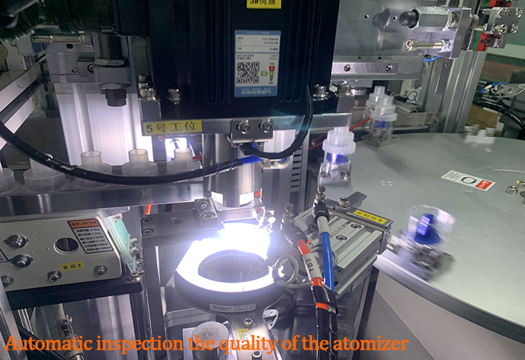 Atomizer Automatic Assembly Machine Apply in Medical Industry 4