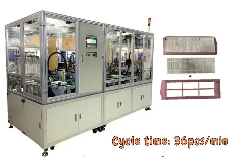 Automatic Assembly Machine for Sponge in Dust box of Sweeping Robot 1