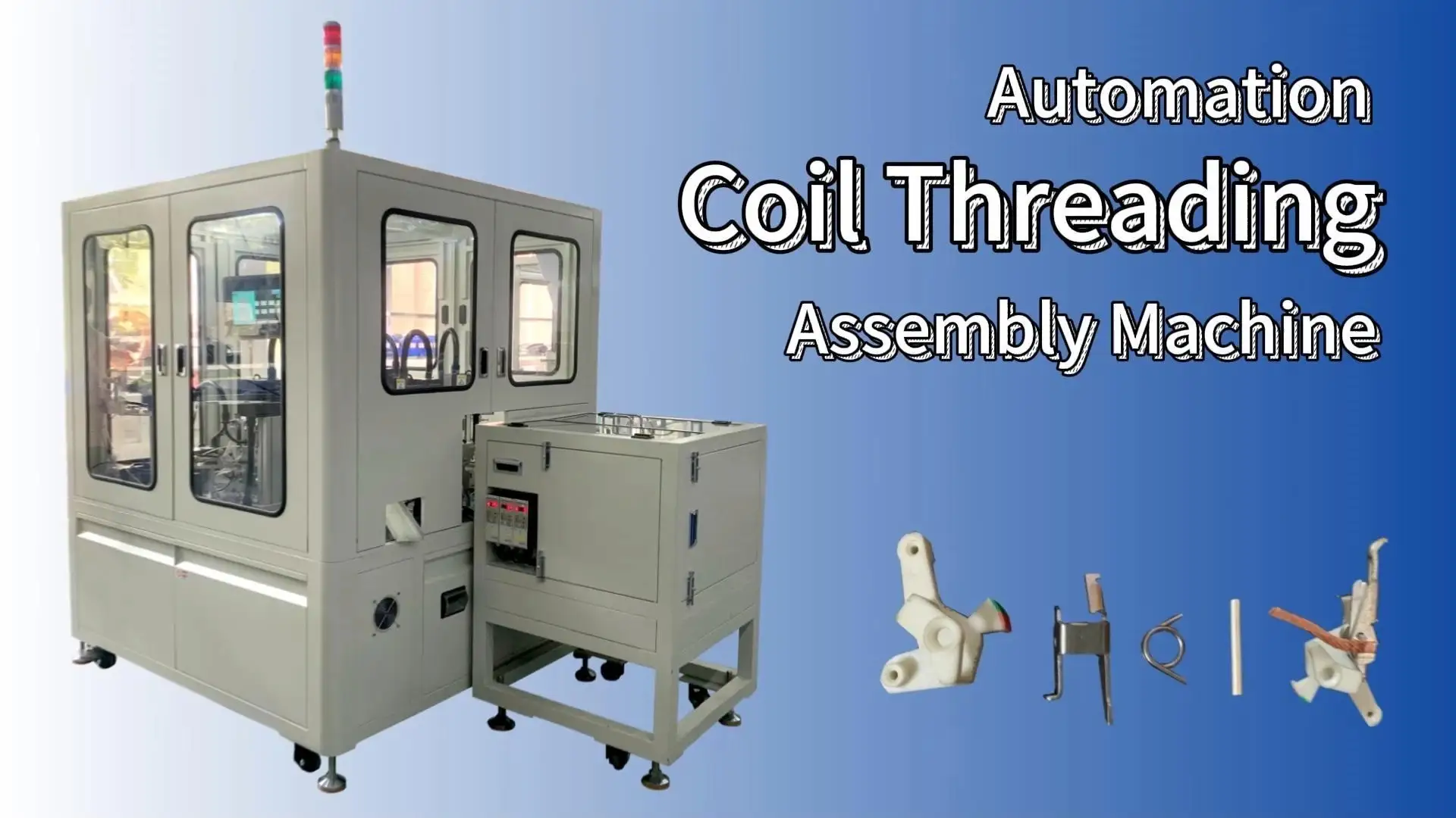 Micro Circuit Breaker Automatic Assembly Machine for Coil Threading 1