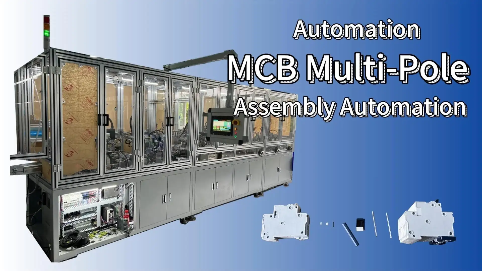 Effiziente MCB 3CA Multipol-Automatisierungsmontagemaschine von Yicheng 1
