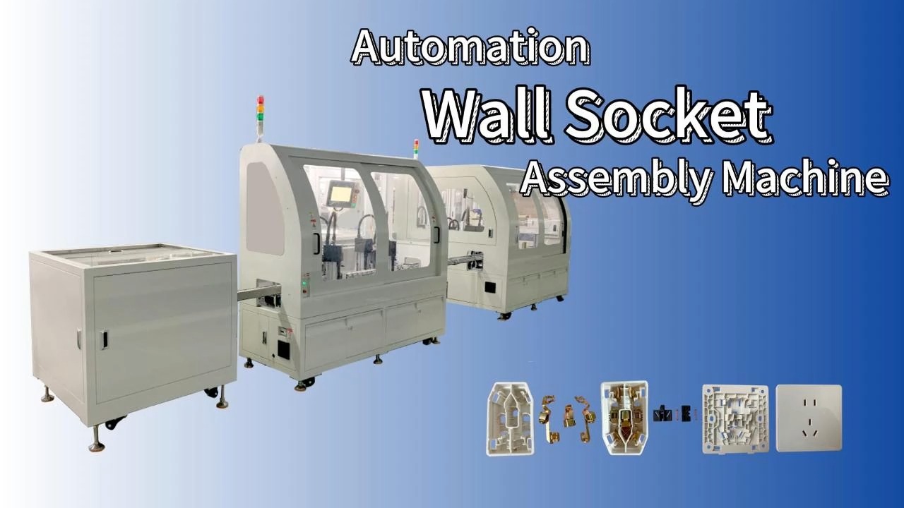 Electric Five Holes Socket Two Pin Making Automatic Assembling Machine Production Line 1