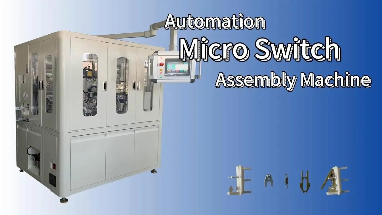 Automatic Assembly Machine For Small Micro Switch Needle Seat 1