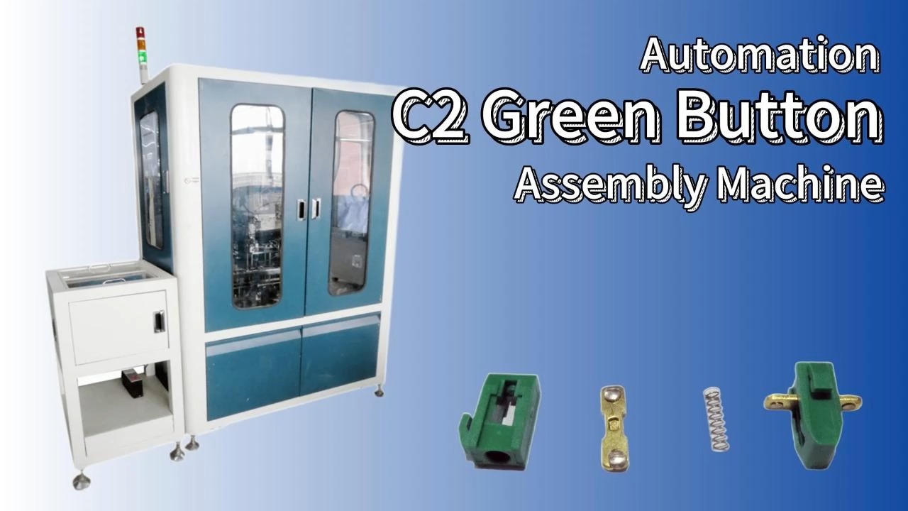 C2 Automatische Montagemaschine mit grünem Knopfschalter
