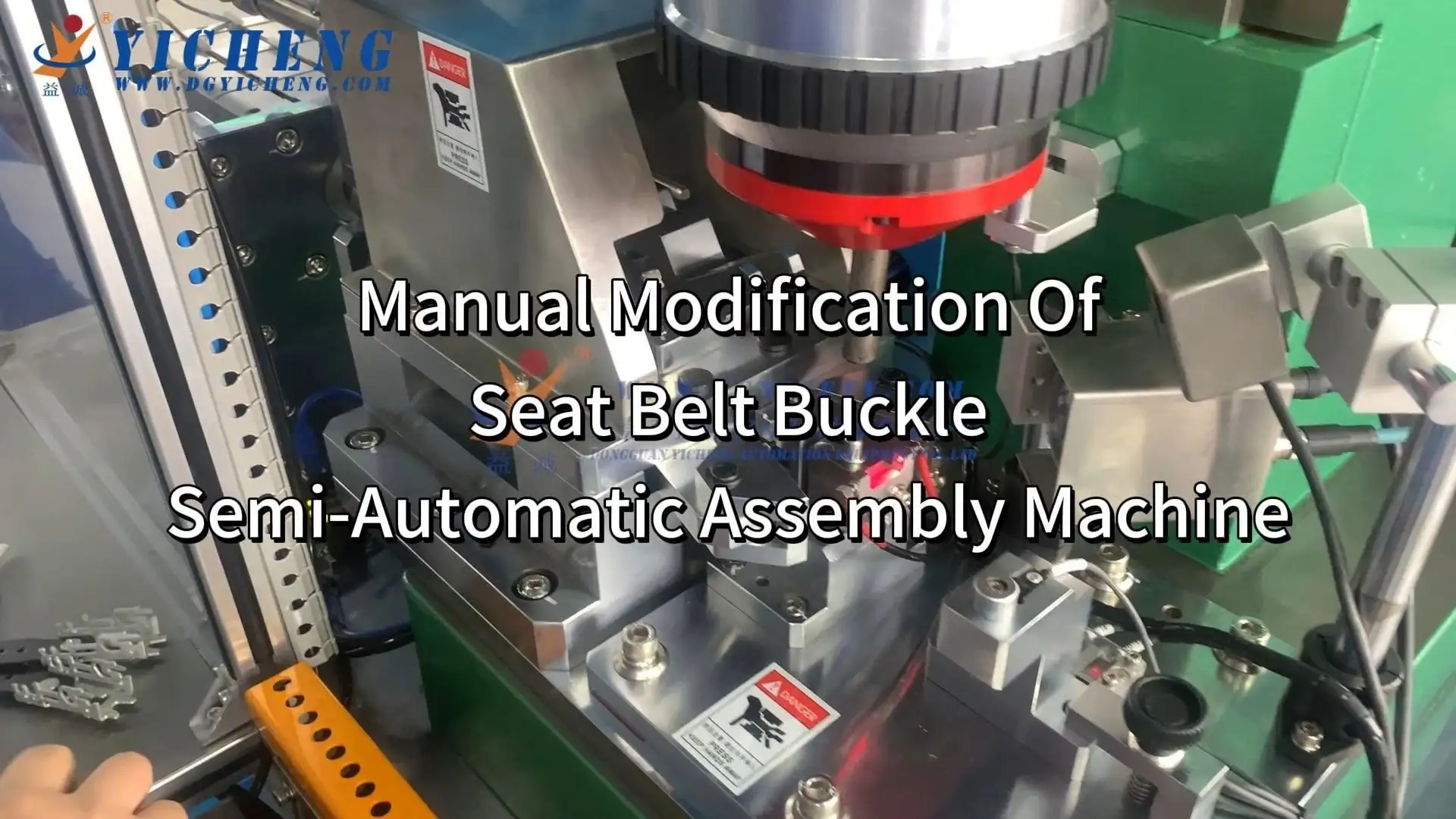 Semi-automatic Manual Modification of Seat Belt Buckle Assembly Machine 1