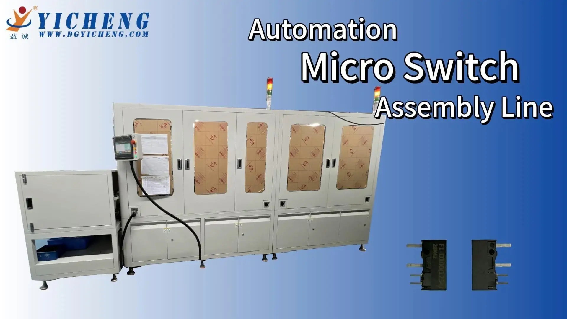 Solución automática de alta precisión para máquina de ensamblaje de microinterruptores 1