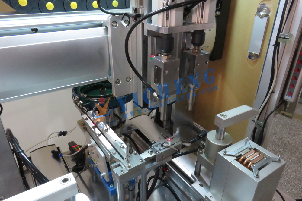 Automated Heatsink Pressing Four Gears Radiator Assembly Machine 4