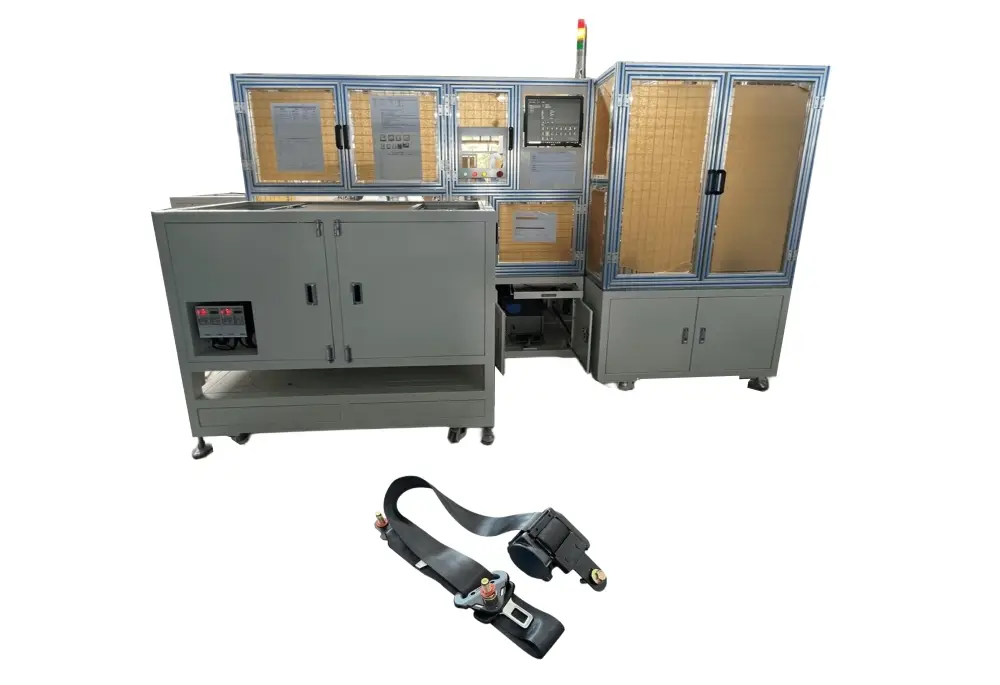 Seat Belt Pretensioner Retractor Assembly Line Intelligent Automotive Safety System Production 1