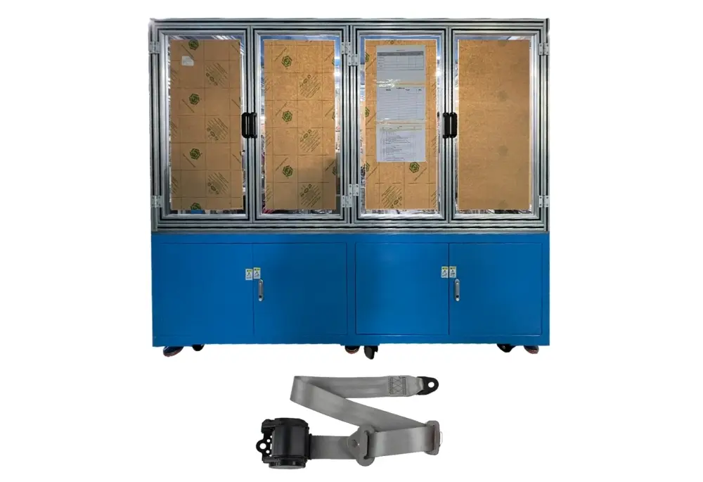 Intelligent Testing System Automotive Seat Belt Retractor Assembly Line 1
