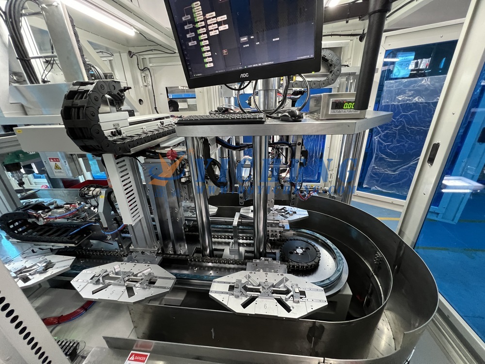 Flexible Automated Bearing & Fan Blade Assembly Machine with Circular Guide Rail Line 8