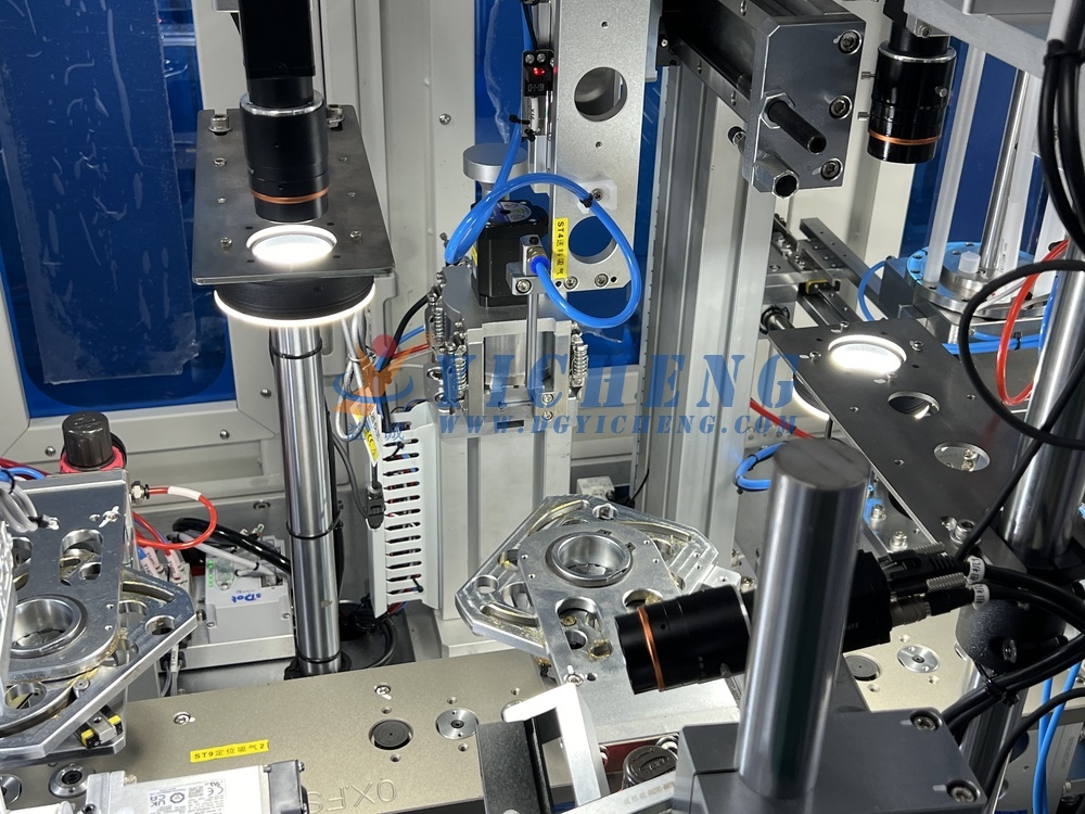 Flexible Automated Bearing & Fan Blade Assembly Machine with Circular Guide Rail Line 4