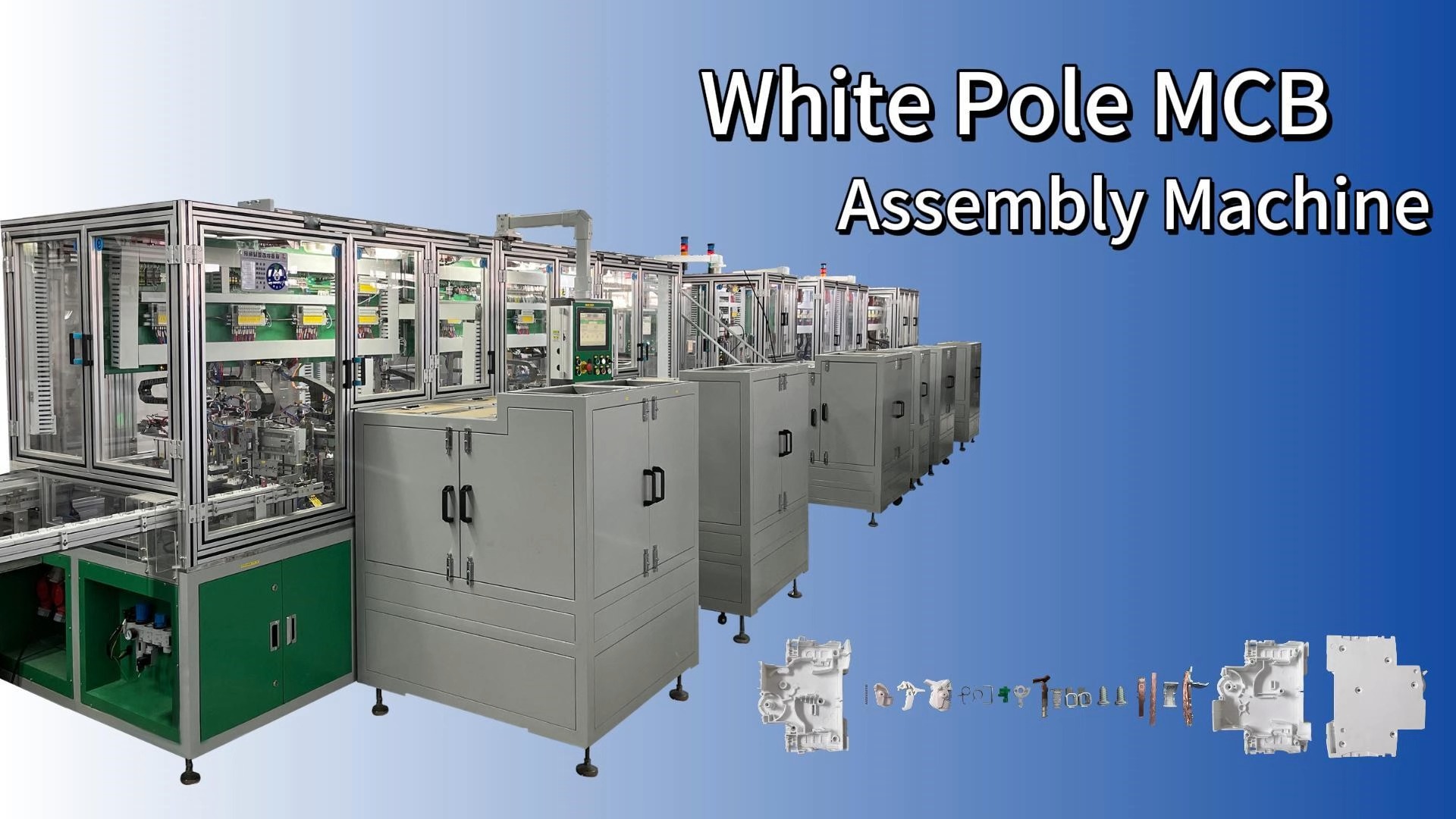 High-Efficiency Production Solution White Pole MCB Automatic Assembly Line 1