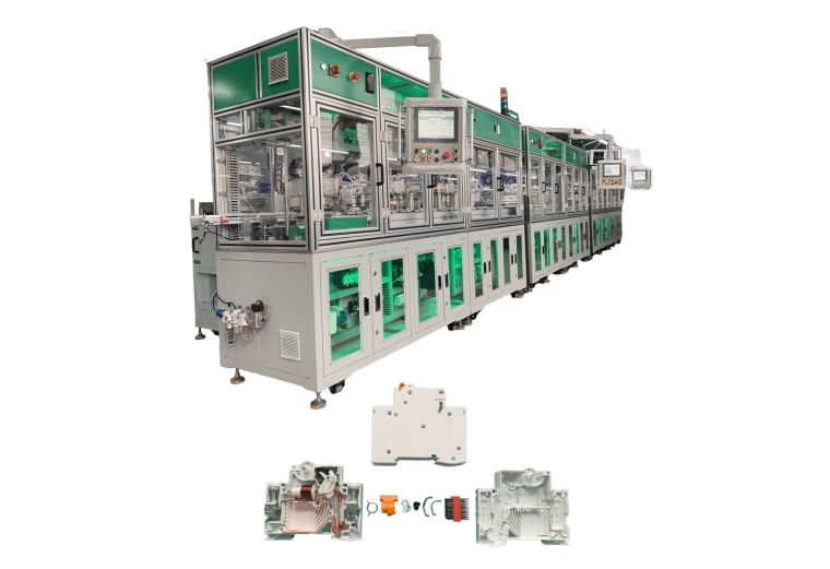 MCB Full Automatic Circuit Breaker Assembly Equipment Production Line by Yicheng 1