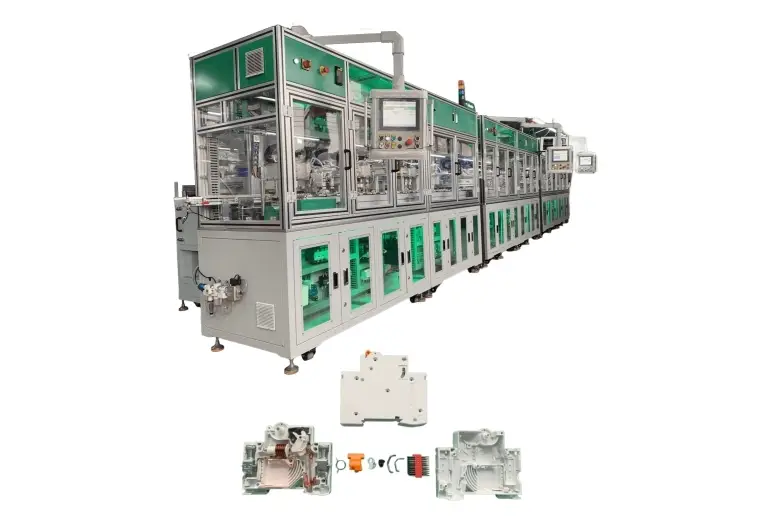 Линия по производству полностью автоматического оборудования для сборки автоматических выключателей MCB от Yicheng 1