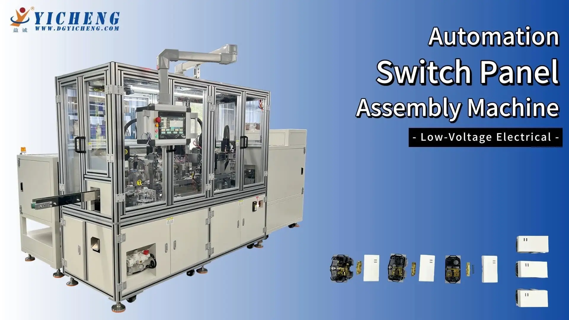 High-Efficiency Precision Automatic Solution Switch Panel Assembly Machine 1