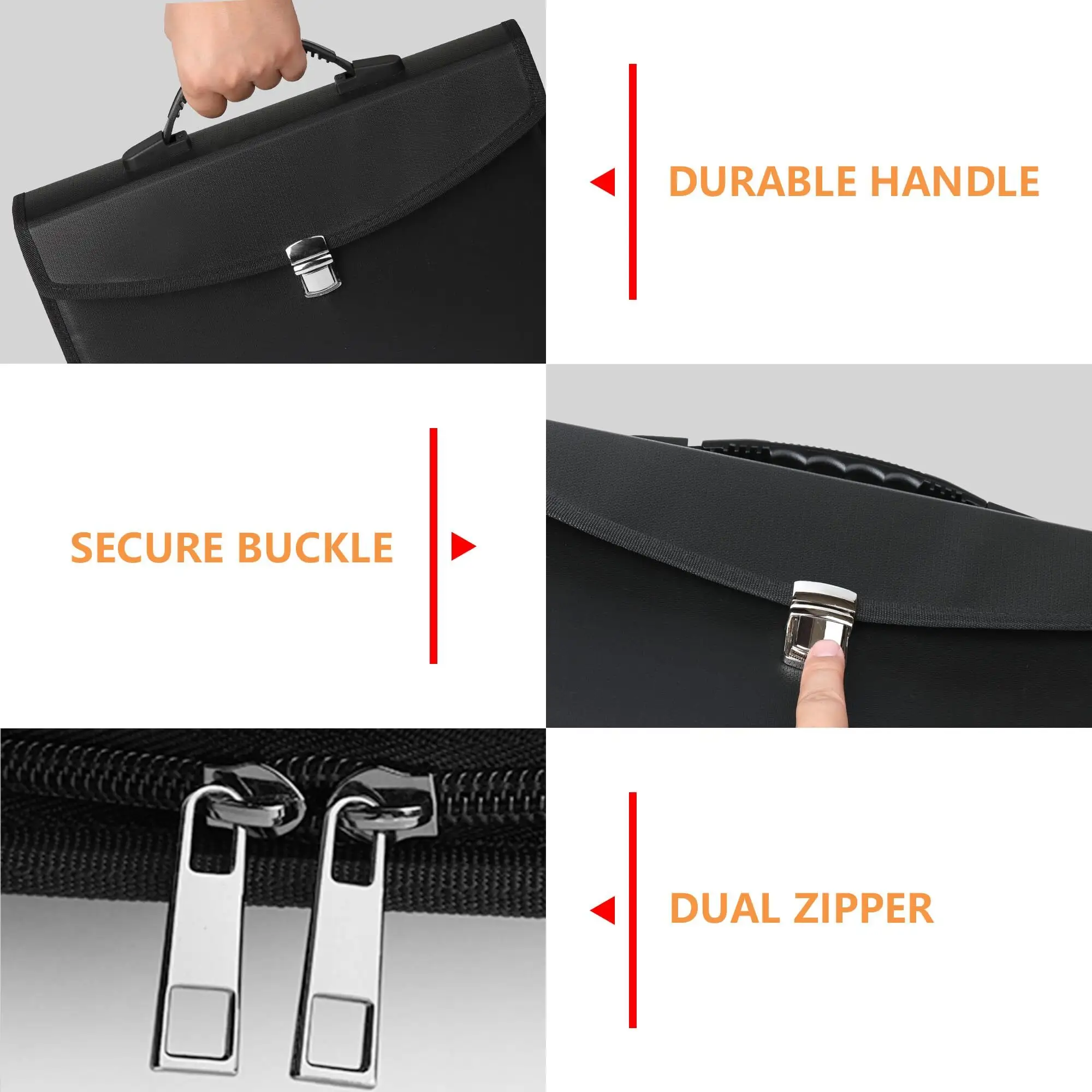 Sanjiu Best Waterproof and Fireproof Document Bag / Factory Direct Supply 3