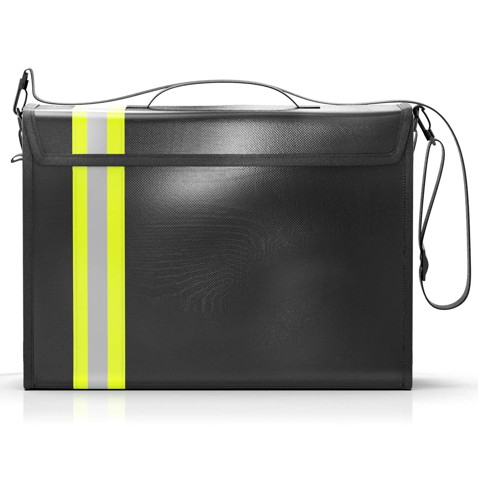 Waterproof And Fireproof Document Bag With Pocket Reflective Strip - SANJIU 1