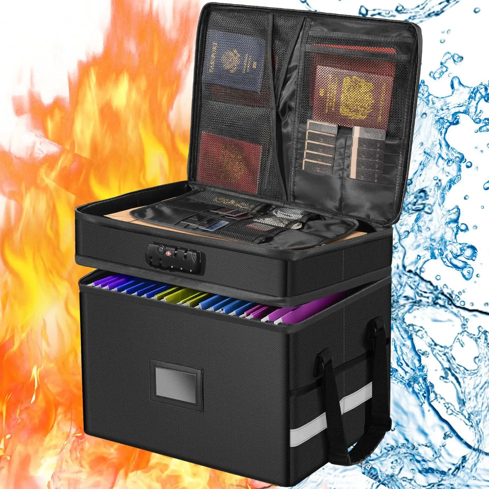 Sanjiu Fireproof Waterproof File Box / with Custom Services 2