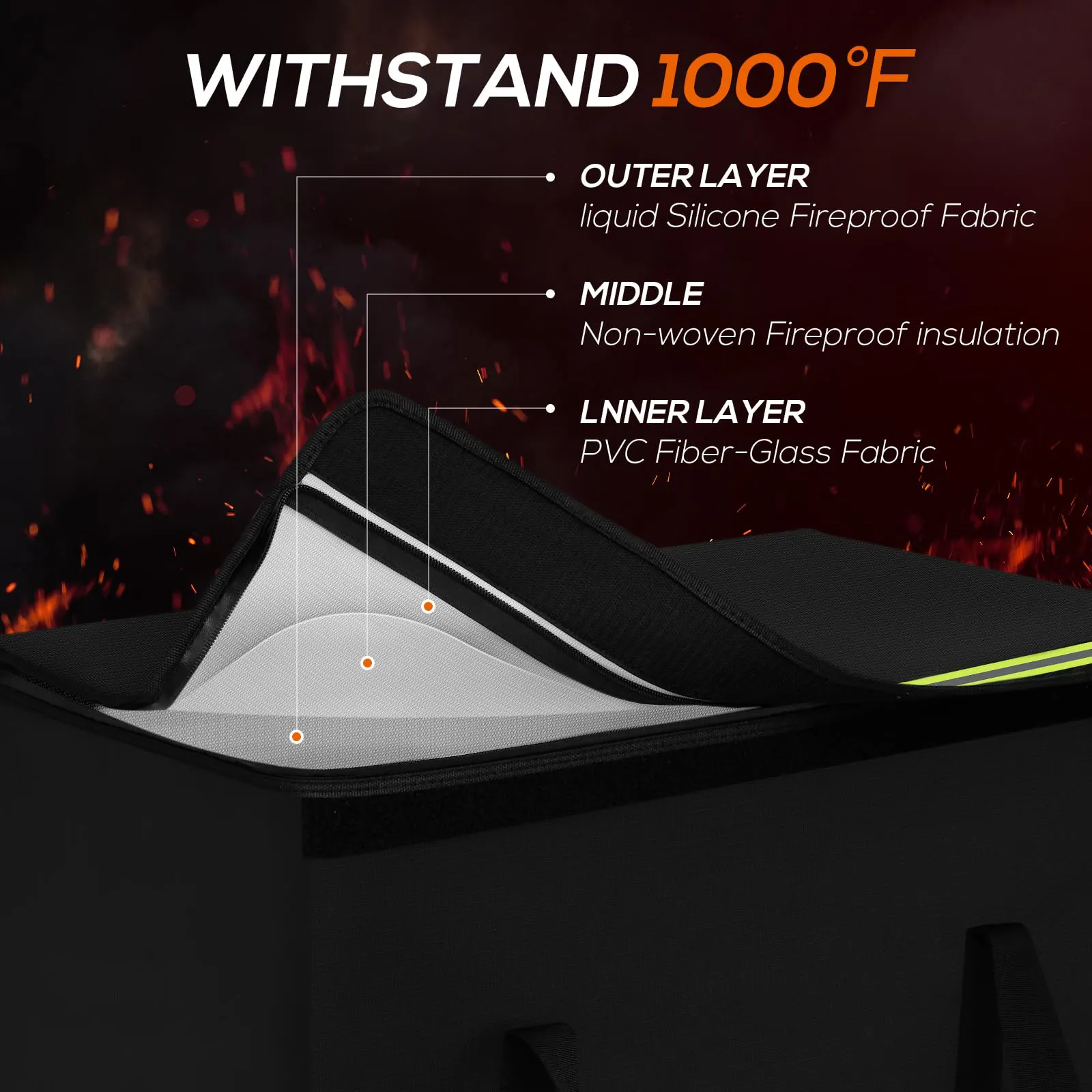 Best Fireproof Waterproof File Box with Custom Services for Business 8