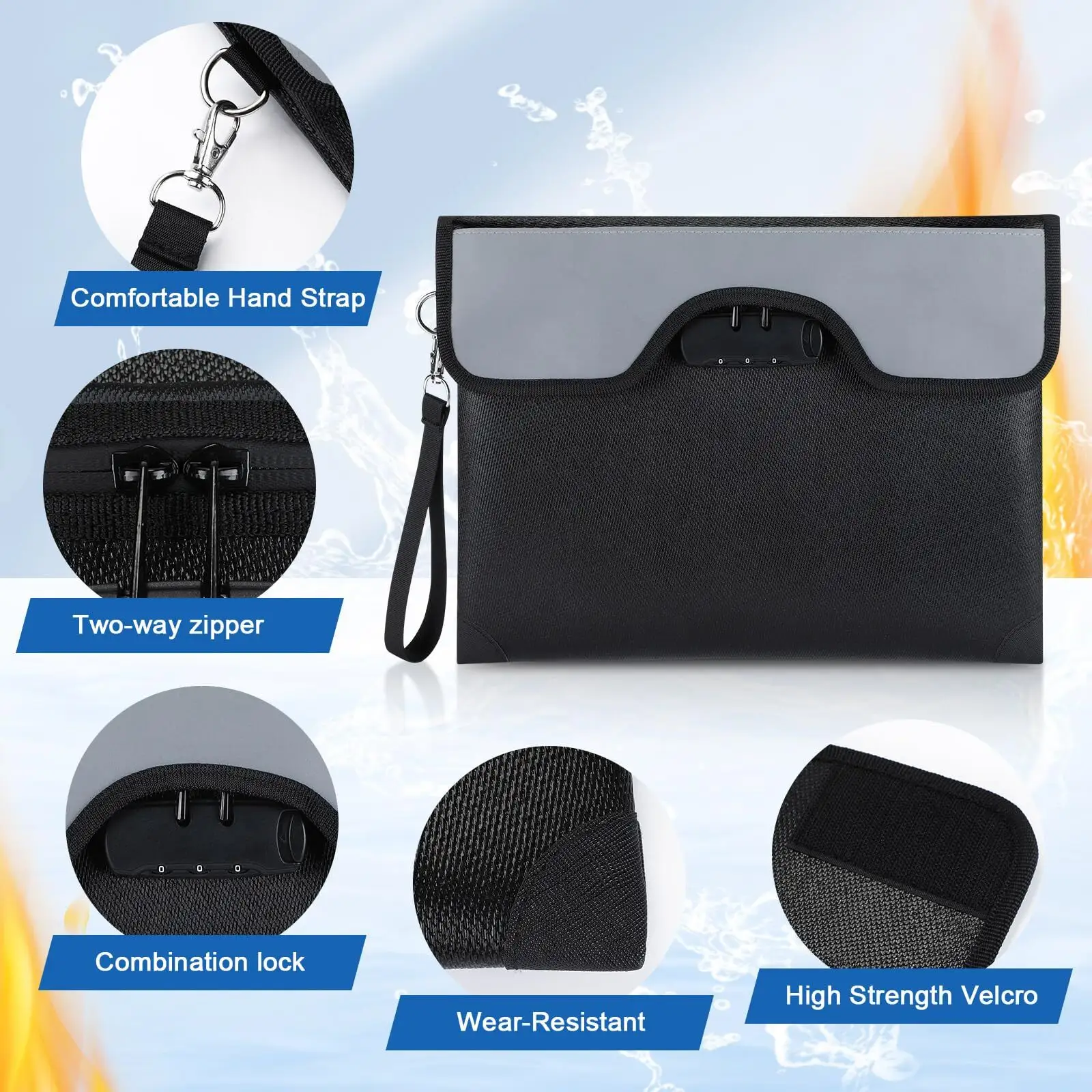 Hot Best Fireproof Waterproof Bag Sanjiu Brand 3