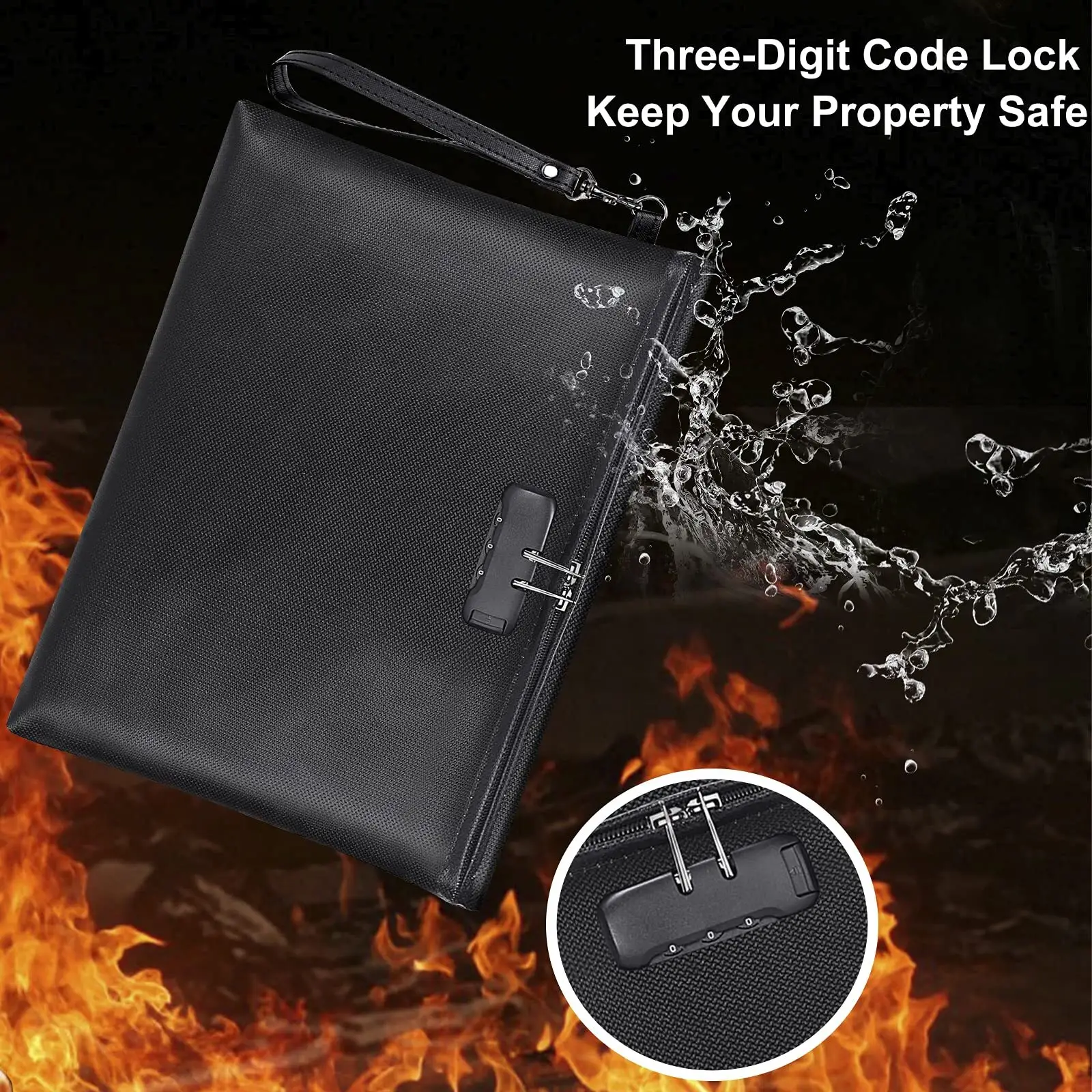 Customized Fire and Water Resistant Document Bag Made in China for Market 2